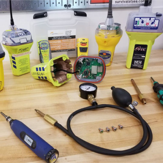 Liferaft Services Battery Replacement